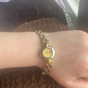 Gold and Silver Women's Watch